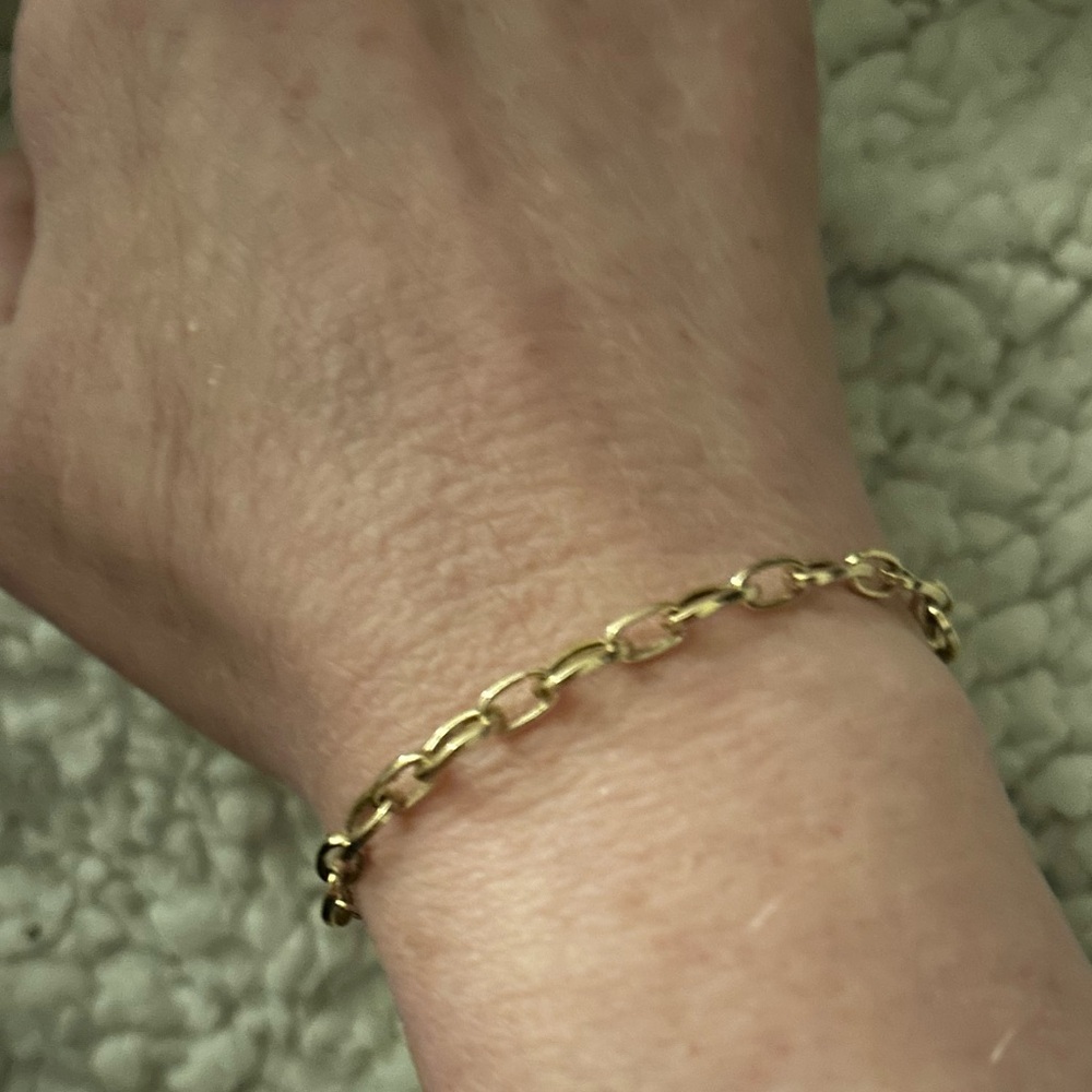 NEW 10k SOLID Gold Oval Link Bolo Bracelet  Adjustable 10kt 10k 10KT 10 karat